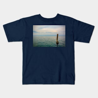 Winter Lake Garda at Castelletto Kids T-Shirt